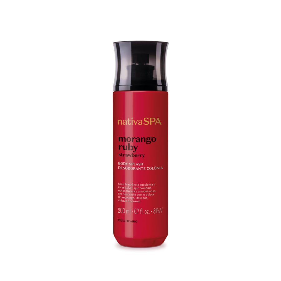 SPLASH MORANGO RUBI SPA