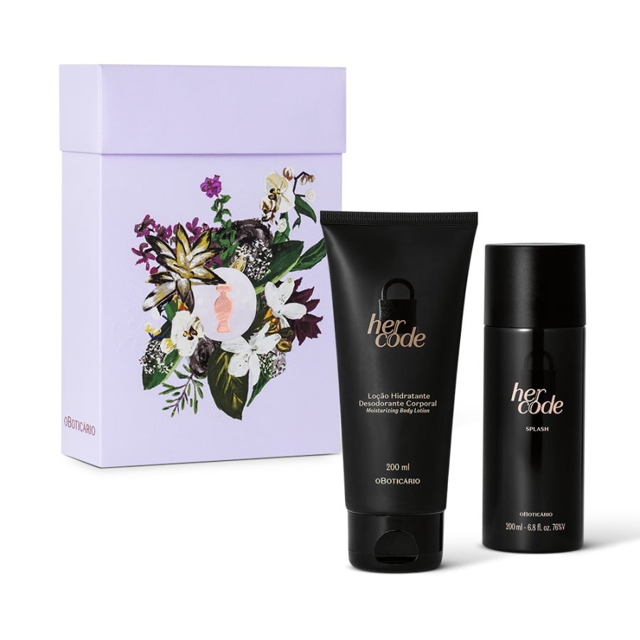 KIT HER CODE (LOÇÃO E SPLASH)