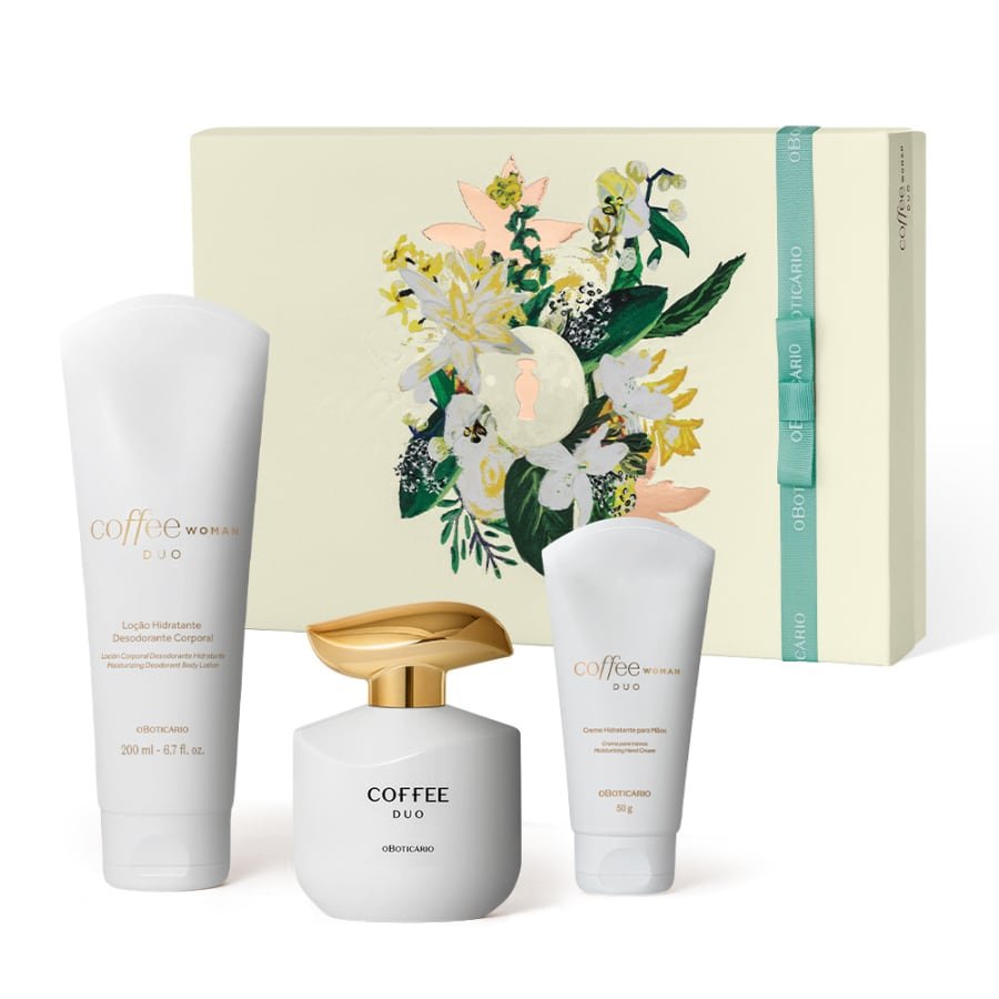 KIT COFFEE DUO (HIDRA200ML, COLONIA E CREME P/ MÃOS)