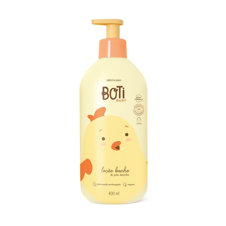 LOÇÃO BANHO E PÓS BOTI BABY 400ML