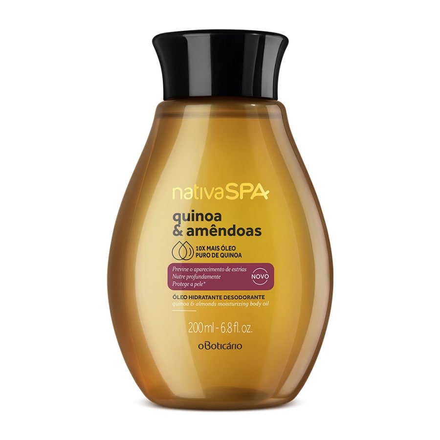 OLEO QUINOA E AMENDOAS